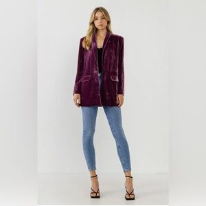 Endless Rose Velvet Jacket